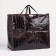 Lightning bag on a zipper, 73 liters, brown color