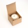 Candle in the coconut aromatic, green tea, soy wax, 8x10 cm, in the box
