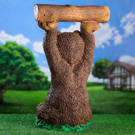 Garden figure "Bear with a log" Big 75cm-2