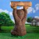 Garden figure "Bear with a log" Big 75cm