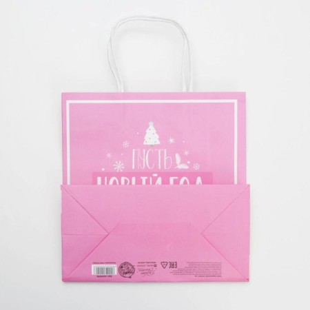 Gift package “Let the New Year give a fairy tale”, 22 x 22 x 11 cm, New Year-3