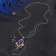 Set 2 objects: Earrings of the pendant "openwork" Vivaldi, white-blue color in gold, 50 cm