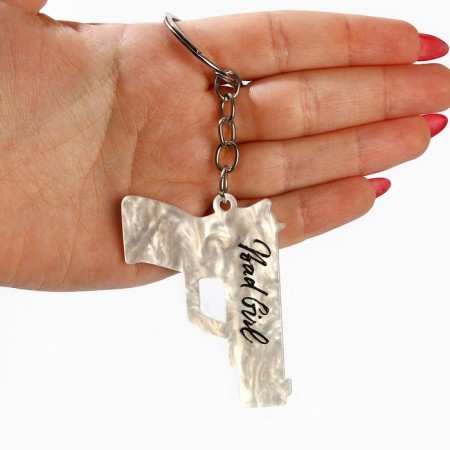 Acrylic key a keychain "Bad Girl", 4.4 x 6 cm-5