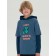 Hudy for the boy Pelican, height 122 cm, blue color