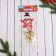 Decoration Christmas tree "Star with balls" Snowman 9x20 cm