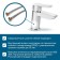 Santek Nyra sink mixer, chrome