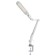 NLED-496-12W-W desktop lamp on a white clamp