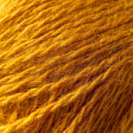 Yarn "Tenderness" 60% acrylic, 40% goats fluff 230m/100g (mustard)-2