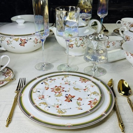 A set of plates Lenardi "Cassiopeia", 6 pcs., D = 22 cm