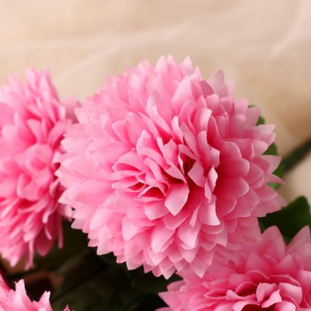 Bouquet "Chrysanthemum Bush" 6 flowers, d-7 cm h-28 cm, mix-1