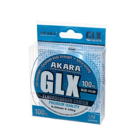 AKARA GLX Premium Blue fishing line, diameter 0.25 mm, test 6.35 kg, 100 m, blue-1