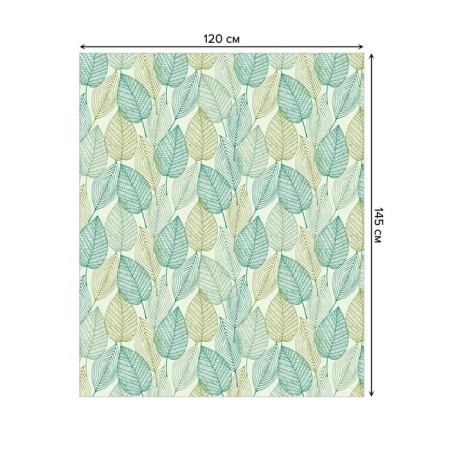 The tablecloth “Autumn wind”, rectangular, Saten, size 120x145 cm-1