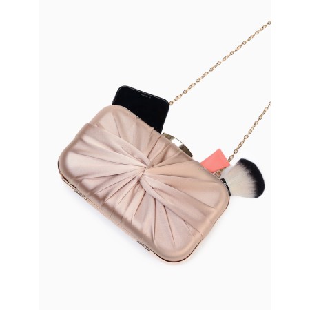 Women's bag on the farmar, beige color-4