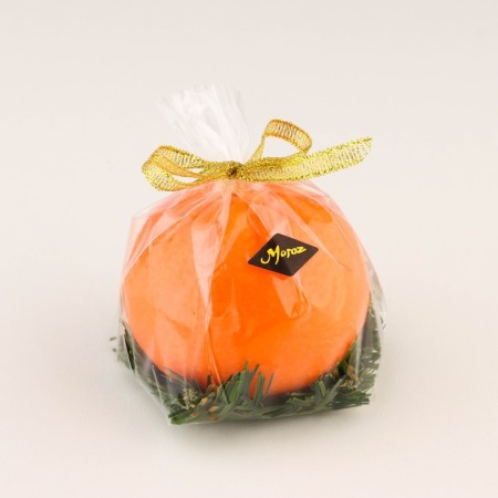 Flavored candle "Mandarin", 6.7x6.7x5.6 cm-2