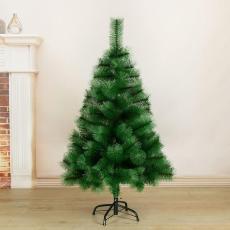 Green cedar 120 cm, D of the lower tier 80 cm, D needles 10 cm, 110 branches, metal stand