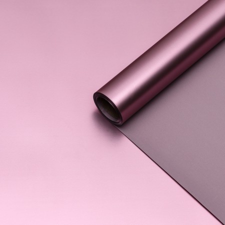 Matal film double -sided "color shine" Pink powder, 0.58 x 10 m