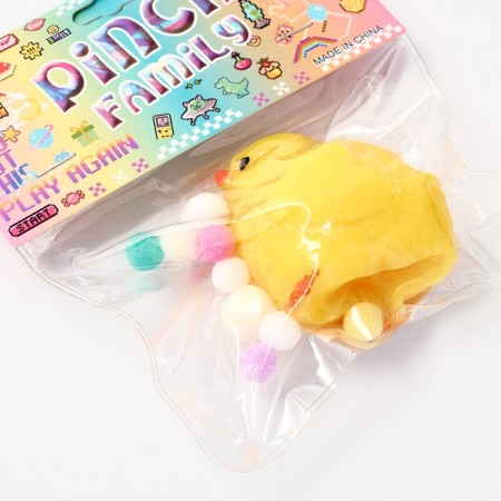 Squish anti -stress - Toy "Tsypa", with fluffy sprinkling-5