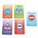 Traffic light with “Training traffic light” cards, light effects, Russian chip