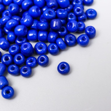 Round beads 6/0 "Blue Neon" 20 g