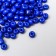Round beads 6/0 "Blue Neon" 20 g