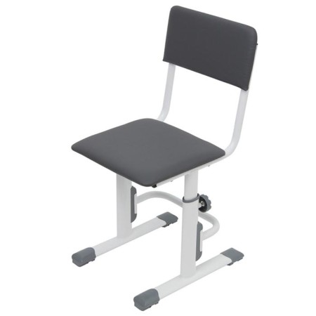 Polini Kids set growing transformer + adjustable stool, white-gray color-1