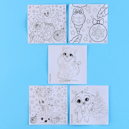 New Year's set for creativity. Christmas balls for coloring "New Year! Best gift ", 6 pcs-4