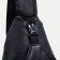 Male sling bag made of artificial leather, with USB, black color