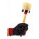 Round bison 01501-65, light bristle, wooden pen, No. 20x65mm