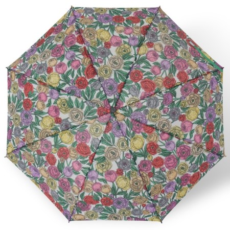 Mechanical “Flowers” ​​umbrella, 3 additions, 8 spokes, r = 48 cm, color mix-9
