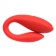 Vibrator for steam oats, flexible, silicone, remote control, burgundy