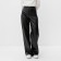 Women's trousers (eco-leather) minku: classic color black, rn 46