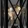 Nightlight "Lantern with a lamp" black from batteries 35x13.5x13.5 cm