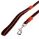 Kaponnoye zonik leash with double latex thread, 3 m x 1.5 cm, orange