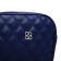 Bag Cross-Bodi with a zipper, blue color