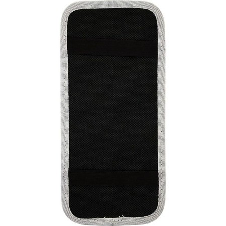 Organizer for 10 CD with a business card businessist in the sun visor, black/silver-1