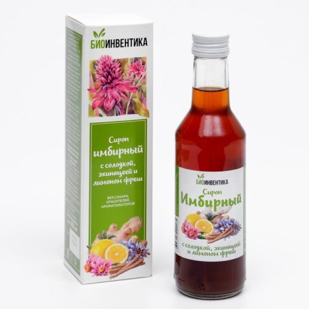 Ginger syrup with licorice and lemon Fresh, 250 ml