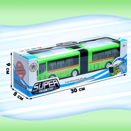 Bus "accordion", light and sound effects, works from batteries, mixtures-5