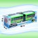 Bus "accordion", light and sound effects, works from batteries, mixtures