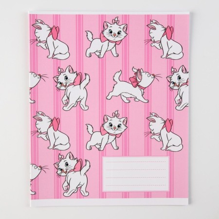 A set of notebooks 10 pieces, 12 sheets, in a cage, cover covered paper, cats aristocrats-3