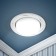 Lamp built -in era KL 77, IP20, 15W, 110 mm, silver/white color