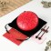 Musical instrument glucophone, red, 11 petals, 17 x 8 cm