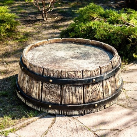 Luke's lid "Barrel" 88x88x35cm-1