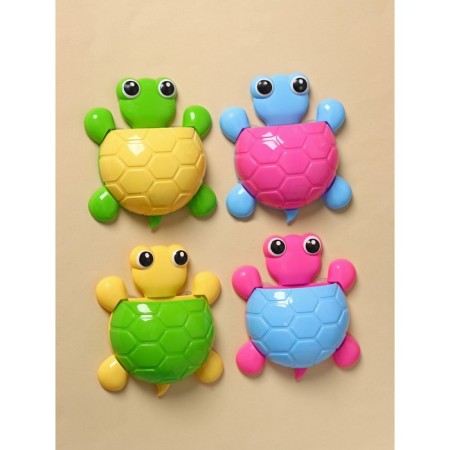 Baby brushes holder Children's “Turtle”, on suction cups, Mix color-2