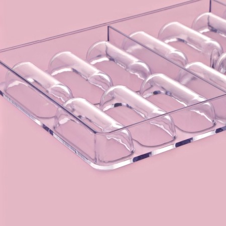 Form for chocolate and sweets Konfinetta "Bank", 28 × 14 cm, 18 cells, color transparent-4