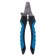 Delight claw-co-co-co-co -ine, medium, with a stop, black and blue