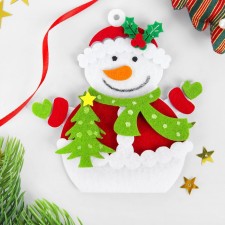 Set for creativity - Create a Christmas tree decoration from a felt 