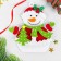 Set for creativity - Create a Christmas tree decoration from a felt "Snowman with a Christmas tree"