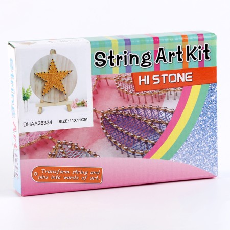 Set for creativity "String art. Star "on a stand-1
