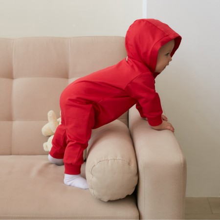Combineson children's minku color red, height 56-62 cm-3