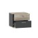 Santi's shoes, 550x400x476, anthracite/oak craft gray